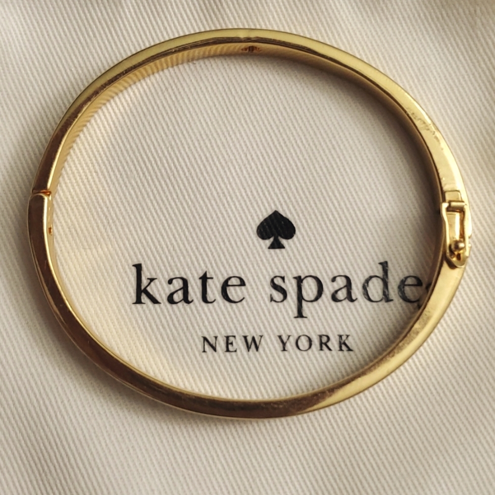 NWOT kate spade Gold Bangle Bracelet - Picture 3 of 5